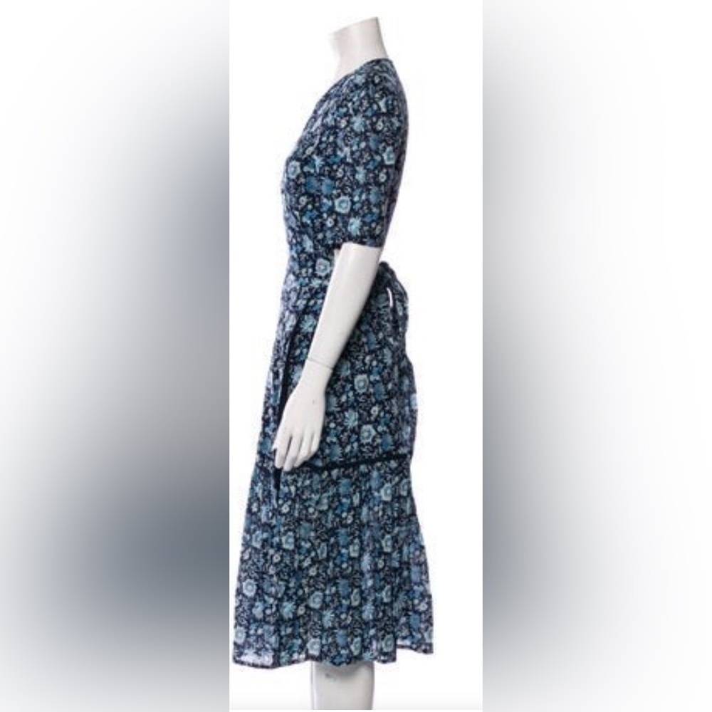 NWT St. Roche- Pearl Midi Wrap Dress. Size 10 - Picture 2 of 7